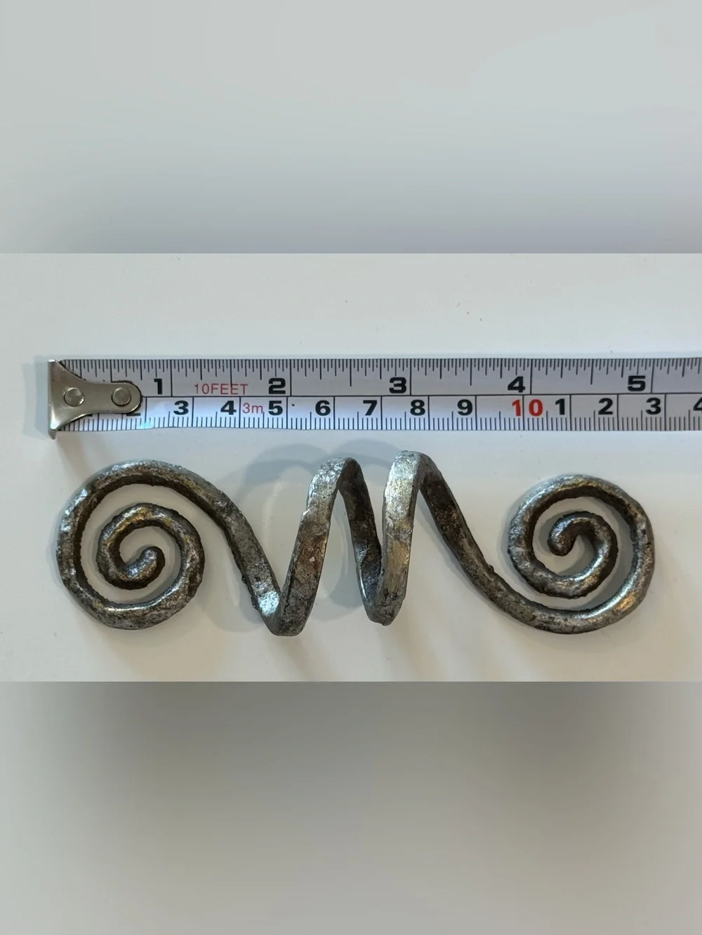 Vintage Pier 1 Imports Metal Scroll Napkin Rings Set of 4